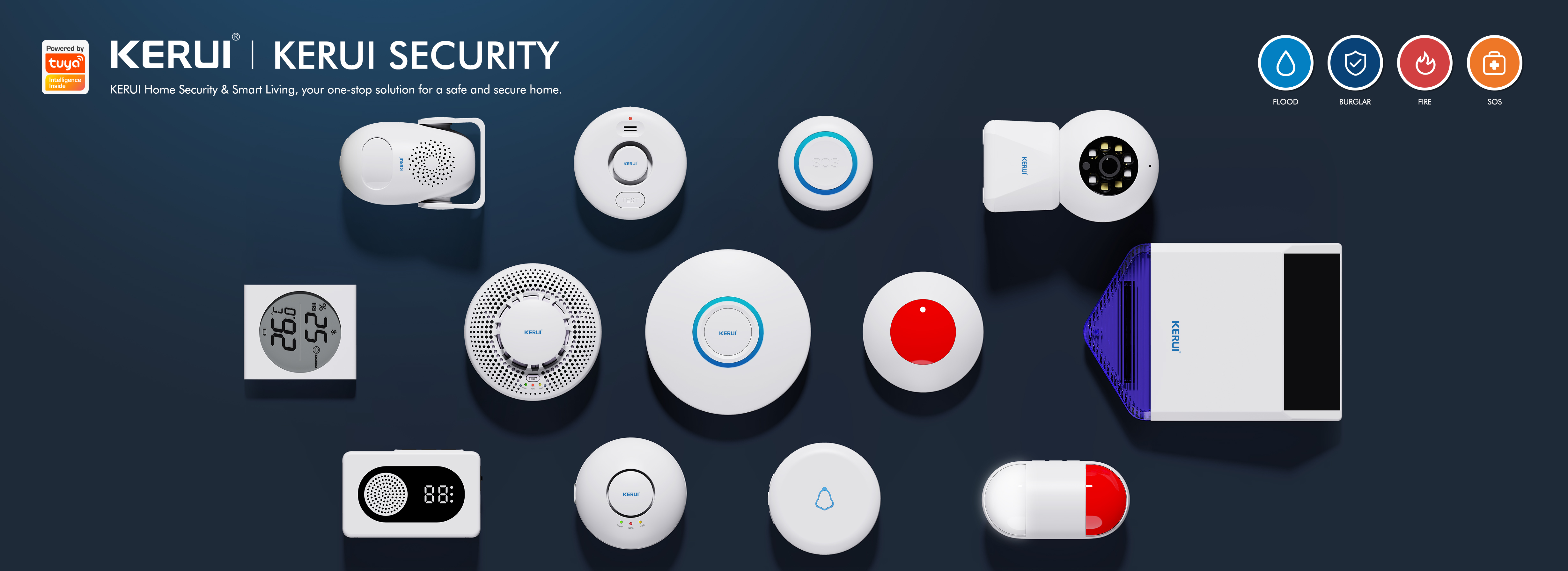 DIY ALARM SYSTEM/HOME SECURITY/SMOKE DETECTOR/WIRELESS DOORBELL