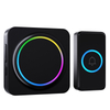 Portable Wireless RGB Doorbell 32 Sounds 150M Working Range OEM Service