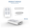 Kerui 433mhz Burglar Alarm Security Accessories Portable Wireless Remote Control