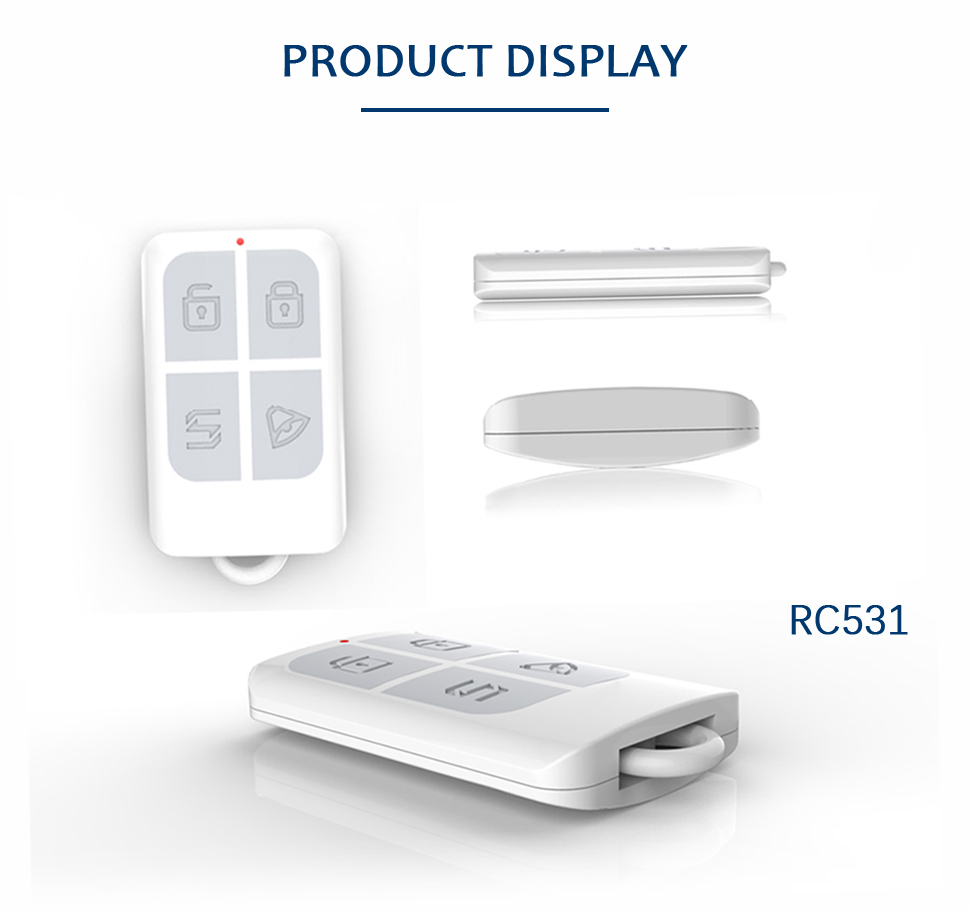 Kerui 433mhz Burglar Alarm Security Accessories Portable Wireless Remote Control