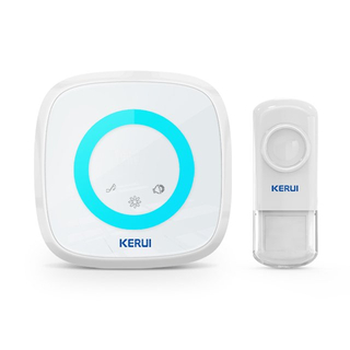 Kerui M516 Wireless Doorbell with F54 Push Button, Operating at over 500 Feet with 52 Chimes, 5 Volume Levels, 4 Working Modes, LED Indicator, 1 Plugin Receiver & 1 Push Button