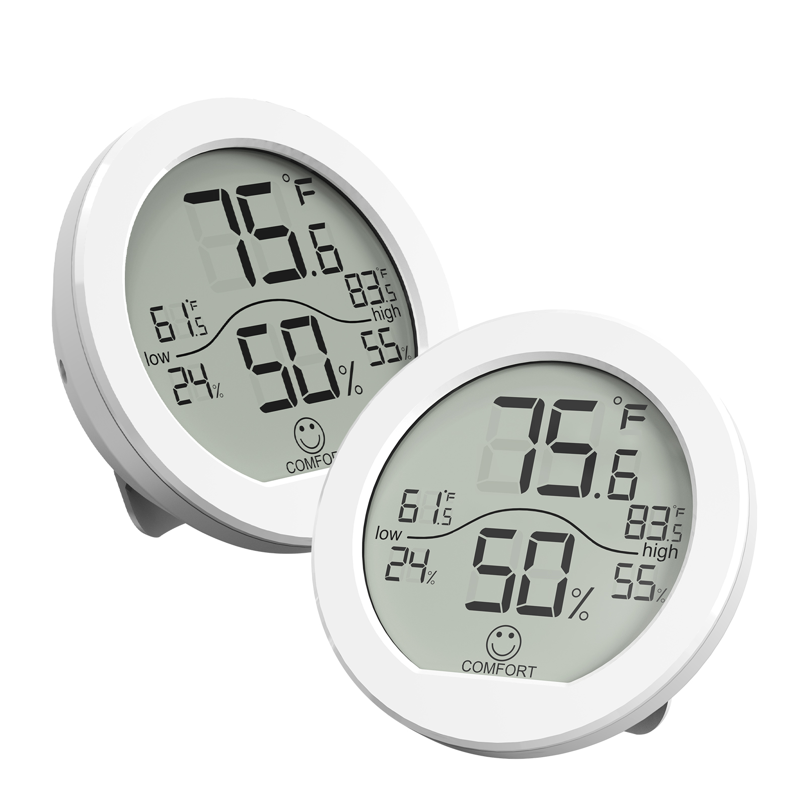 Household Indoor Temperature And Humidity Sensor Detector Alarm Hygrometer Thermometer