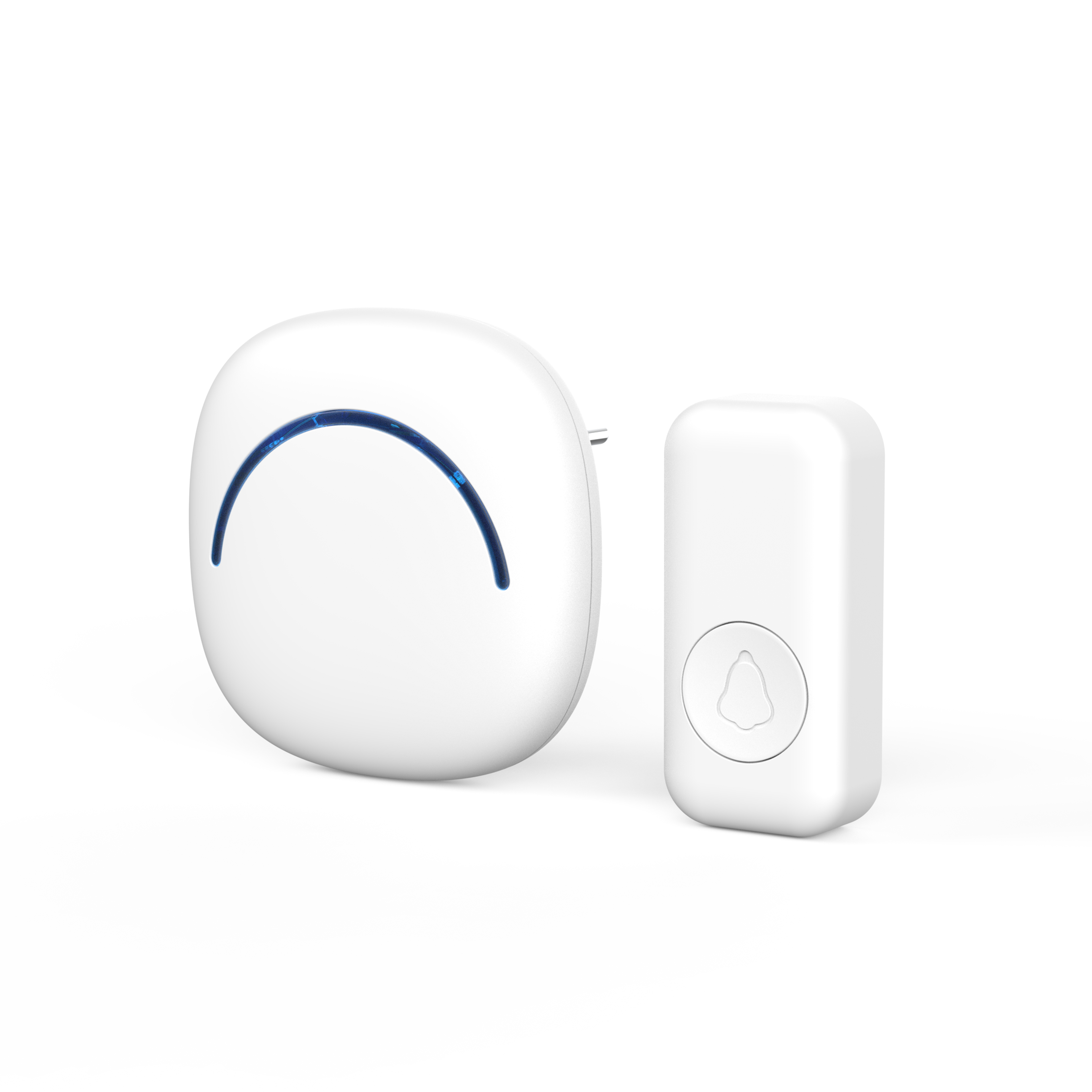 Smart Home Chime Waterproof Wireless 433mhz Door Bell KitReceivers Welcome DoorBell