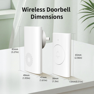 New Hot Home Welcome Door Chimes Wireless Doorbell US Plug Waterproof Door Bell 100M Long Wireless Distance 50 Songs