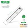 KERUI USB Rechargeable Magnetic LED Night Closet Light Motion Sensor Kitchen PIR Sensor Cabinet Lighting