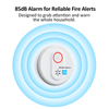 Wireless Smoke Detector Fire Alarm 10 Year Battery GSM RF433MHz Low Battery Notification