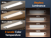 Wireless Rechargeable Motion Sensor LED Night Light Ultra-Thin Magnetic Under Cabinet Light