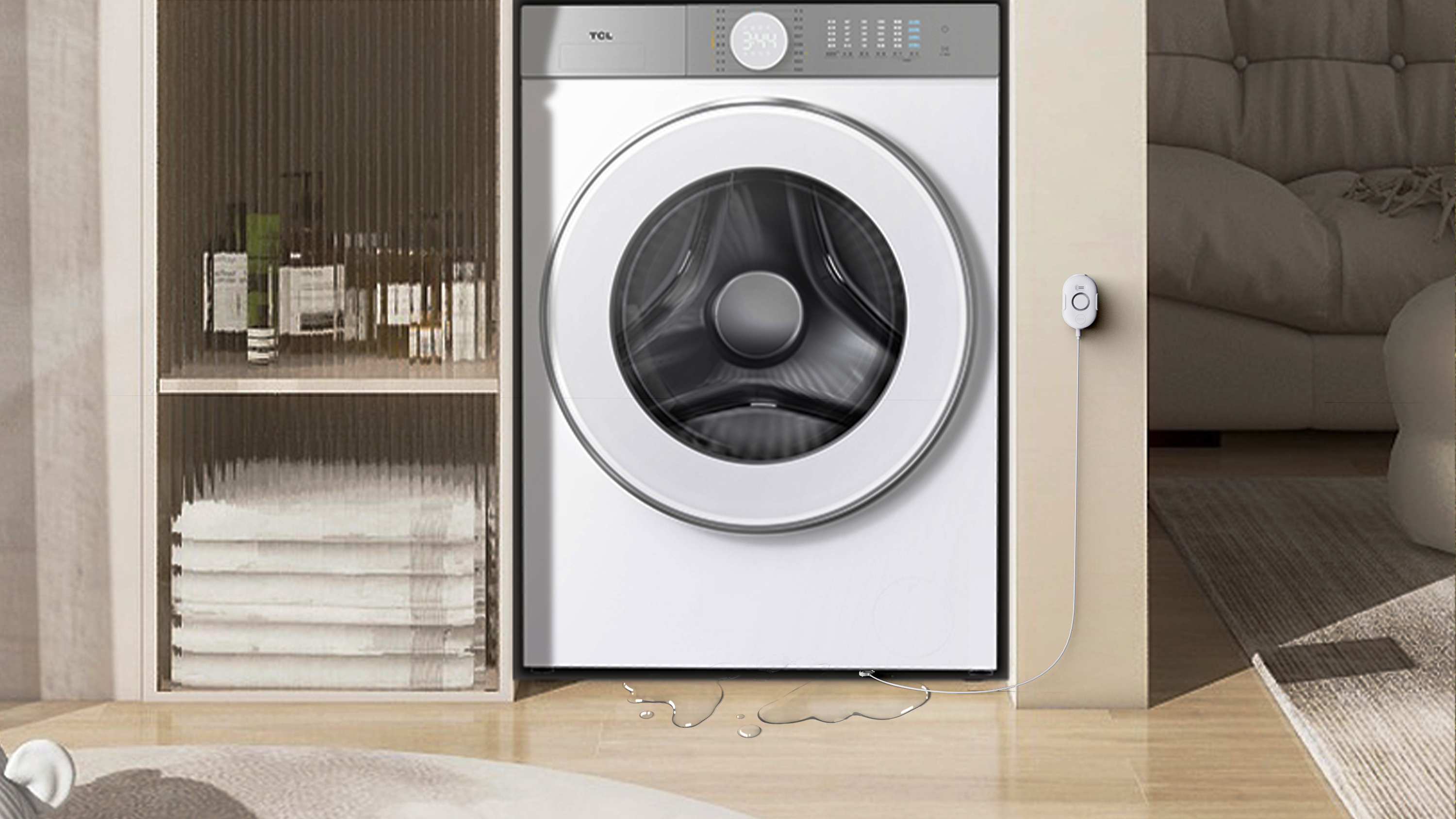 Wireless Water Leakage Sensor Detector for Wireless Security GSM Alarm System 433mhz