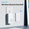 New Hot Home Welcome Door Chimes Wireless Doorbell US Plug Waterproof Door Bell 100M Long Wireless Distance 50 Songs