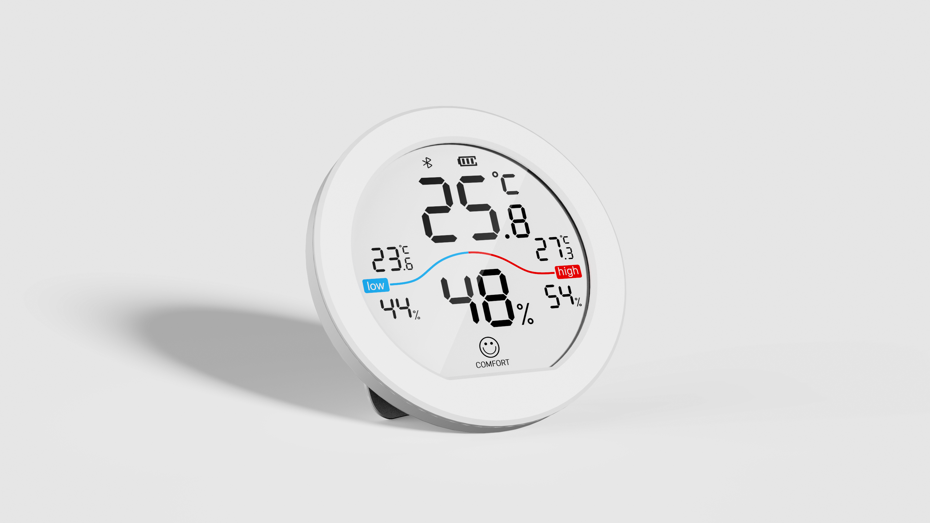 Smart Bluetooth Thermohygrometer with Remote Application Control Digital High Accuracy Digital Temperature Hygrometer