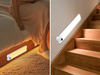 Wireless Rechargeable Motion Sensor LED Night Light Ultra-Thin Magnetic Under Cabinet Light