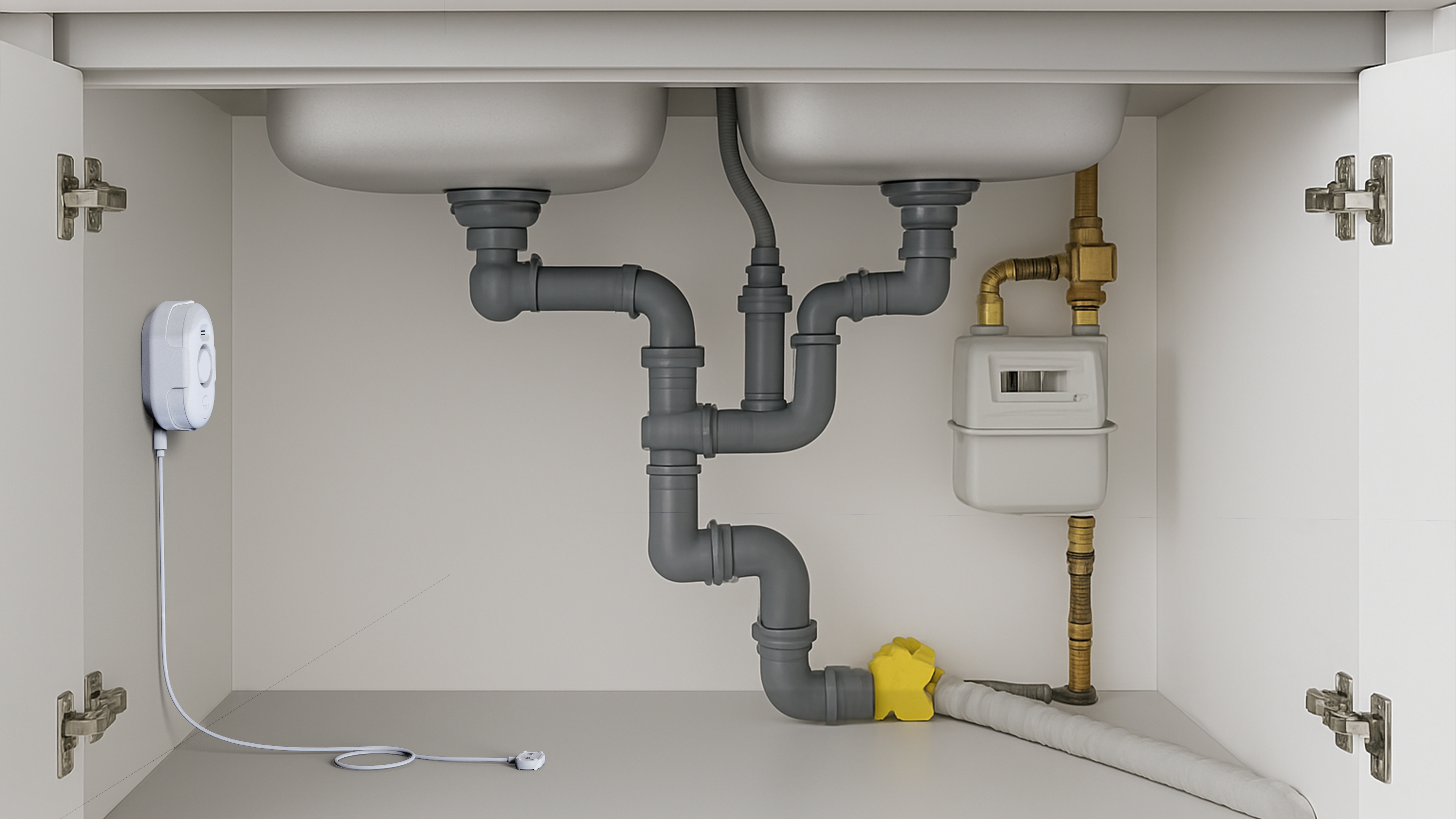 Wireless Water Leakage Sensor Detector for Wireless Security GSM Alarm System 433mhz