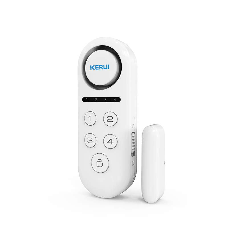 Door Window Sensor Smart Home Password Function Mini Sensor Remote Control Alarm Security Door And Window Burglar Alarm