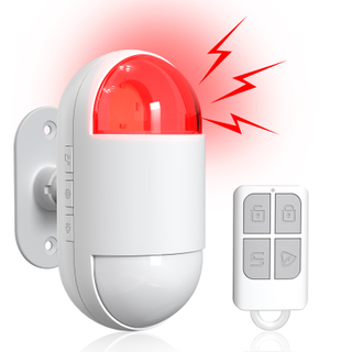 KERUI Wireless Infrared Anti Theft Alarm 125dB Remote Control Sound Light Motion Sensor Alarm