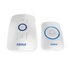 Kerui M525 Wireless Doorbell with F51 Push Button, Operating at over 650 Feet with 32 Chimes, 4 Volume Levels, 3 Working Modes, 1 Plugin Receiver & 1 Push Button