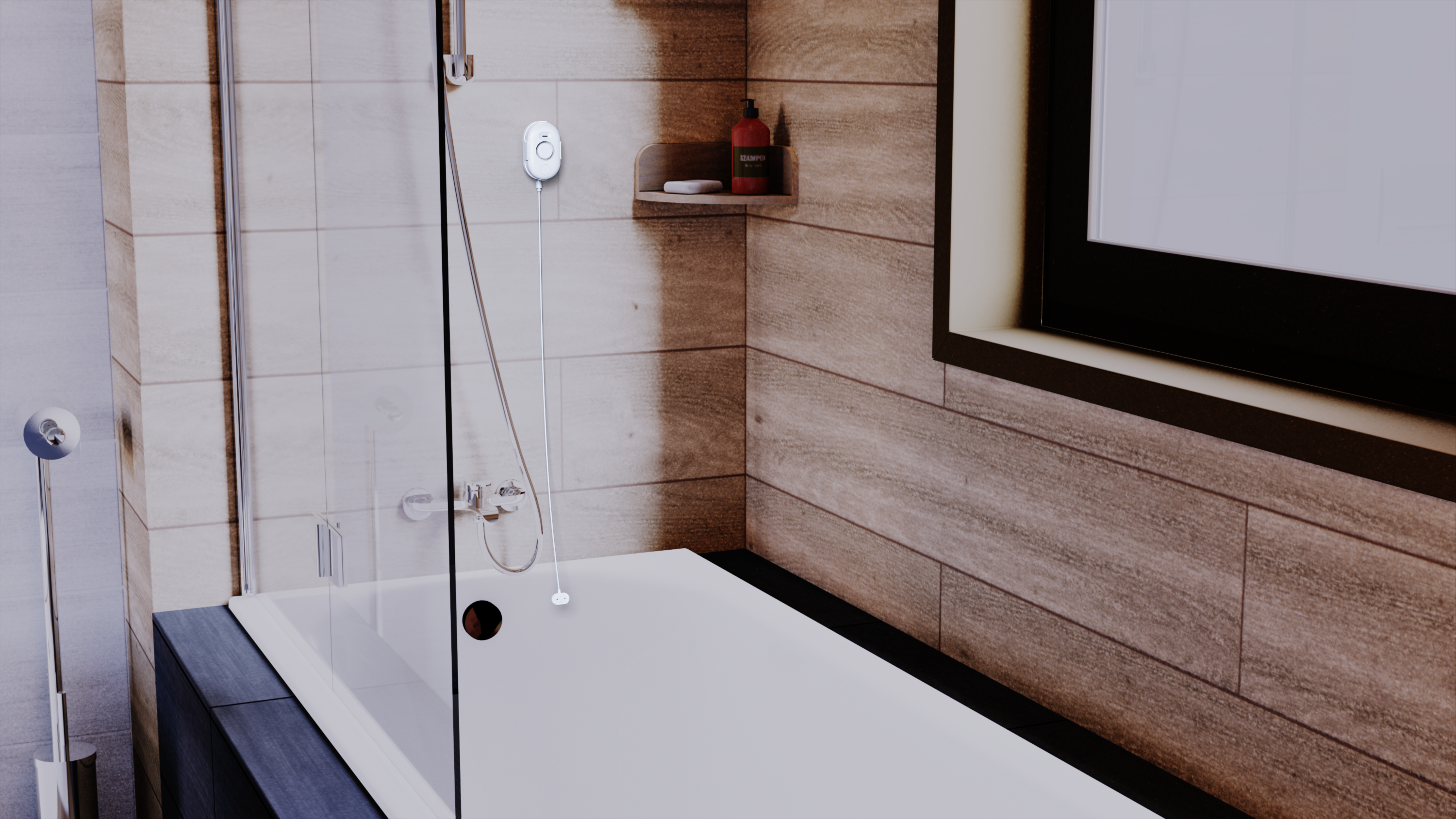 Wireless Water Leakage Sensor Detector for Wireless Security GSM Alarm System 433mhz