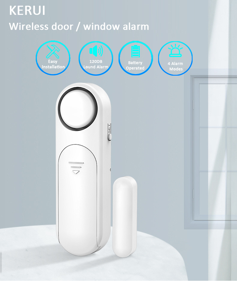 Factory Directly Sell Door Window Detector Alarm 120dB Smart Window Door Sensor